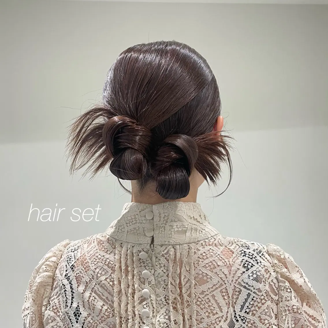 ヘアアレンジ 結婚式・ブライダル kanon本厚木 シースルーマッシュのヘアスタイル