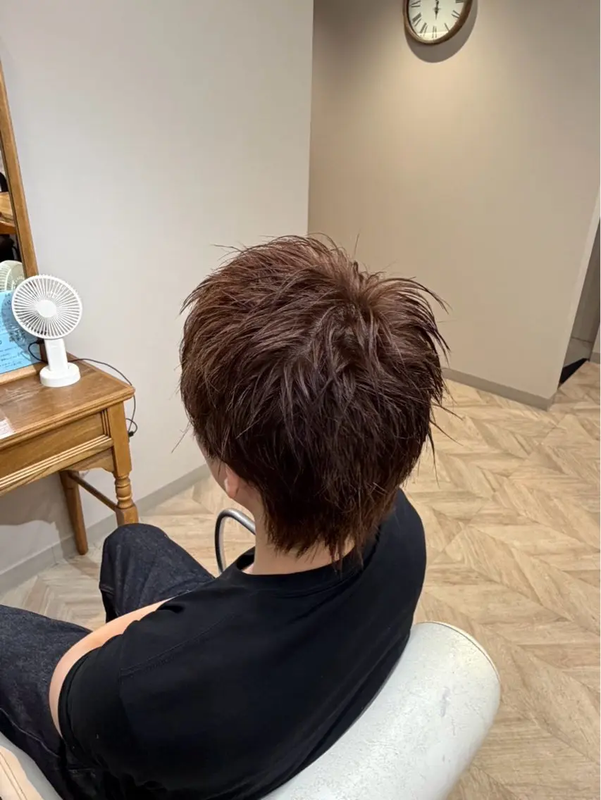 カラー メンズ メンズブリーチ ブリーチ ブリーチなしカラー ヘアカラー ⟡.·西田 萌菜花⟡.·のヘアスタイル