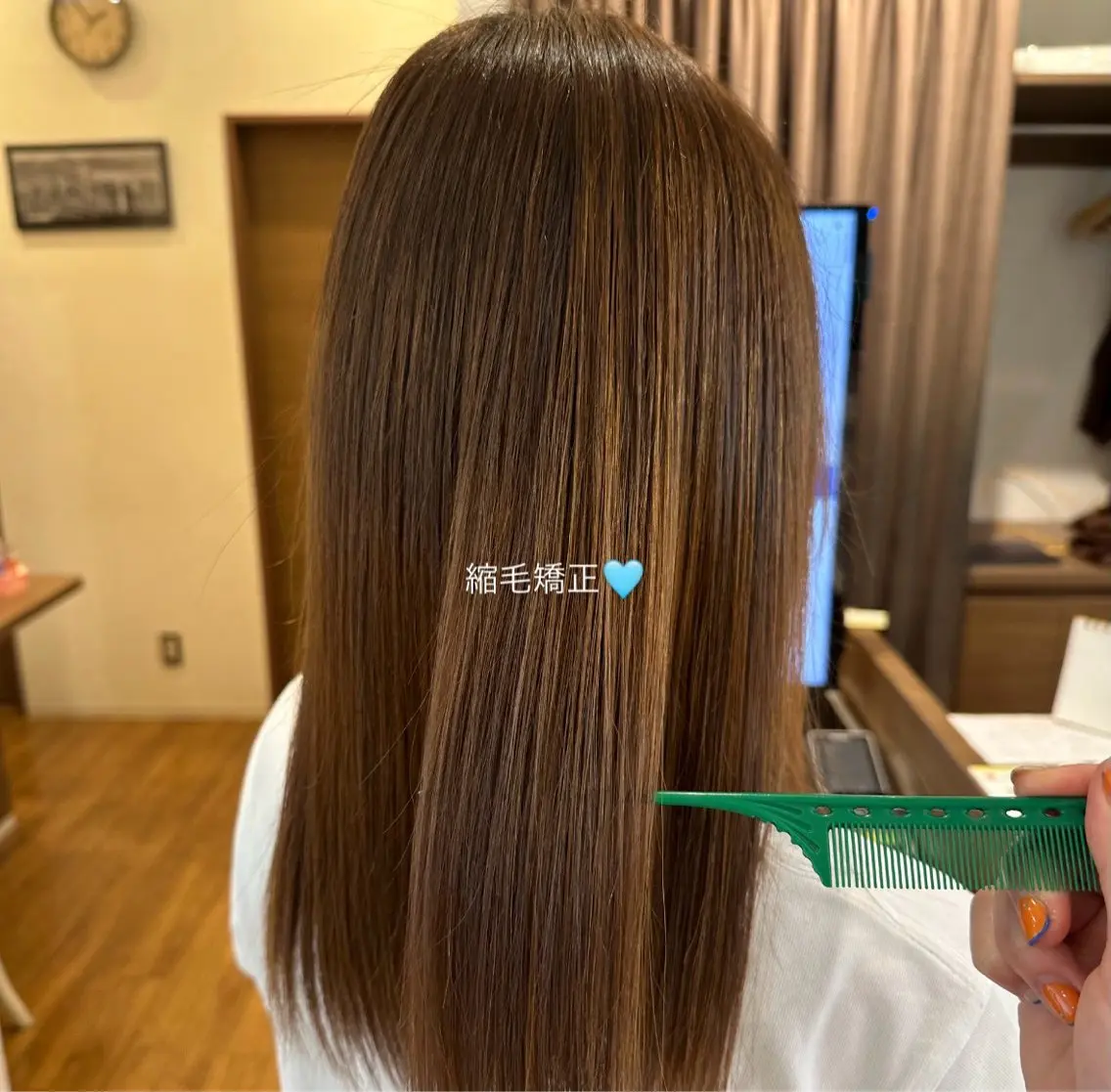セミロング 縮毛矯正 縮毛矯正 🧡カットモデル募集 / miyu🧡のヘアスタイル