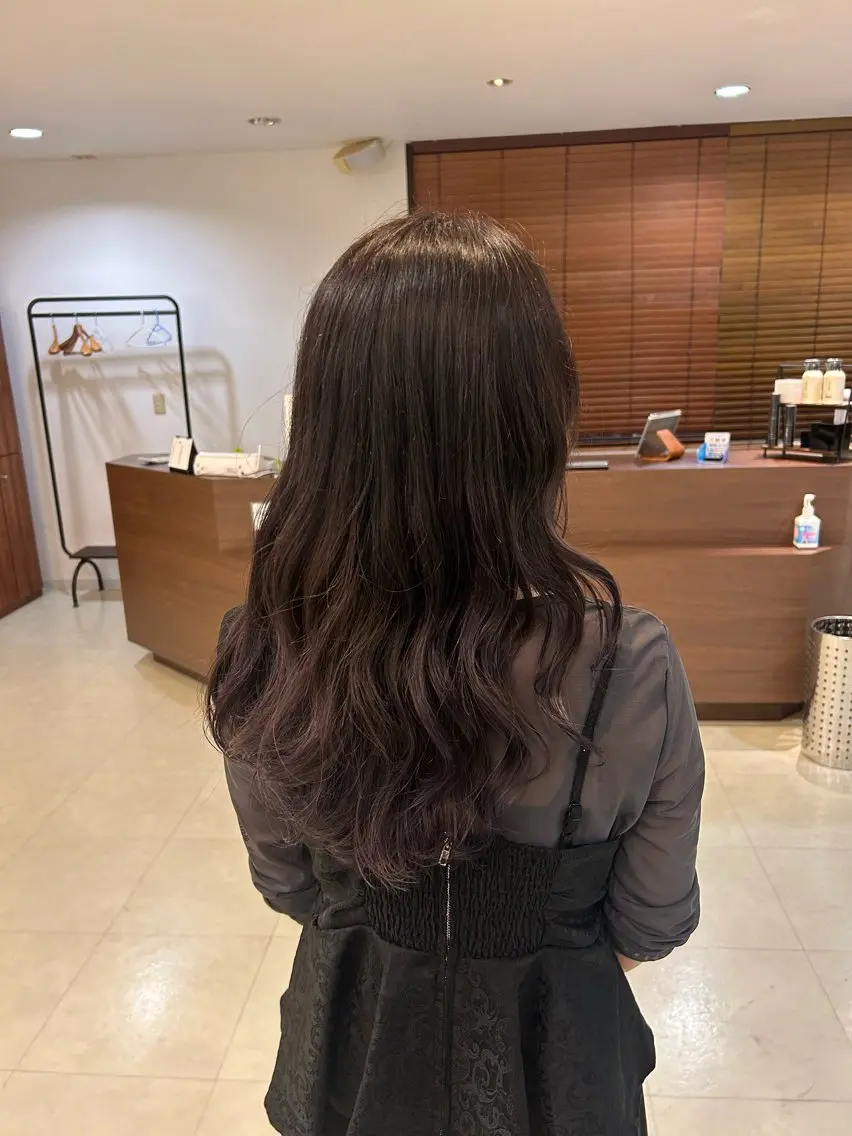 ロング ヘアカラー 北崎 花のヘアスタイル