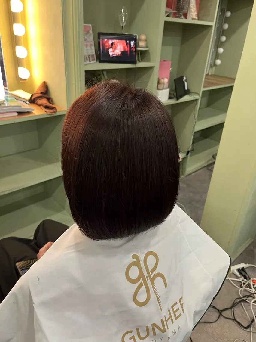 カラー AYANE ◝✩韓国ヘアのヘアスタイル