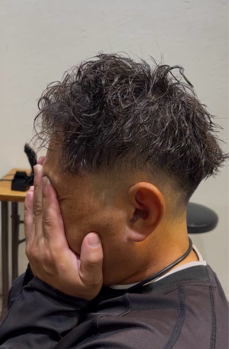 ショート パーマ カット パーマ 長瀬 優翔のヘアスタイル