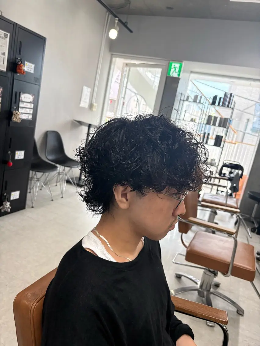 パーマ メンズ 下北沢メンズパーマ 特化園田　楓莉のヘアスタイル