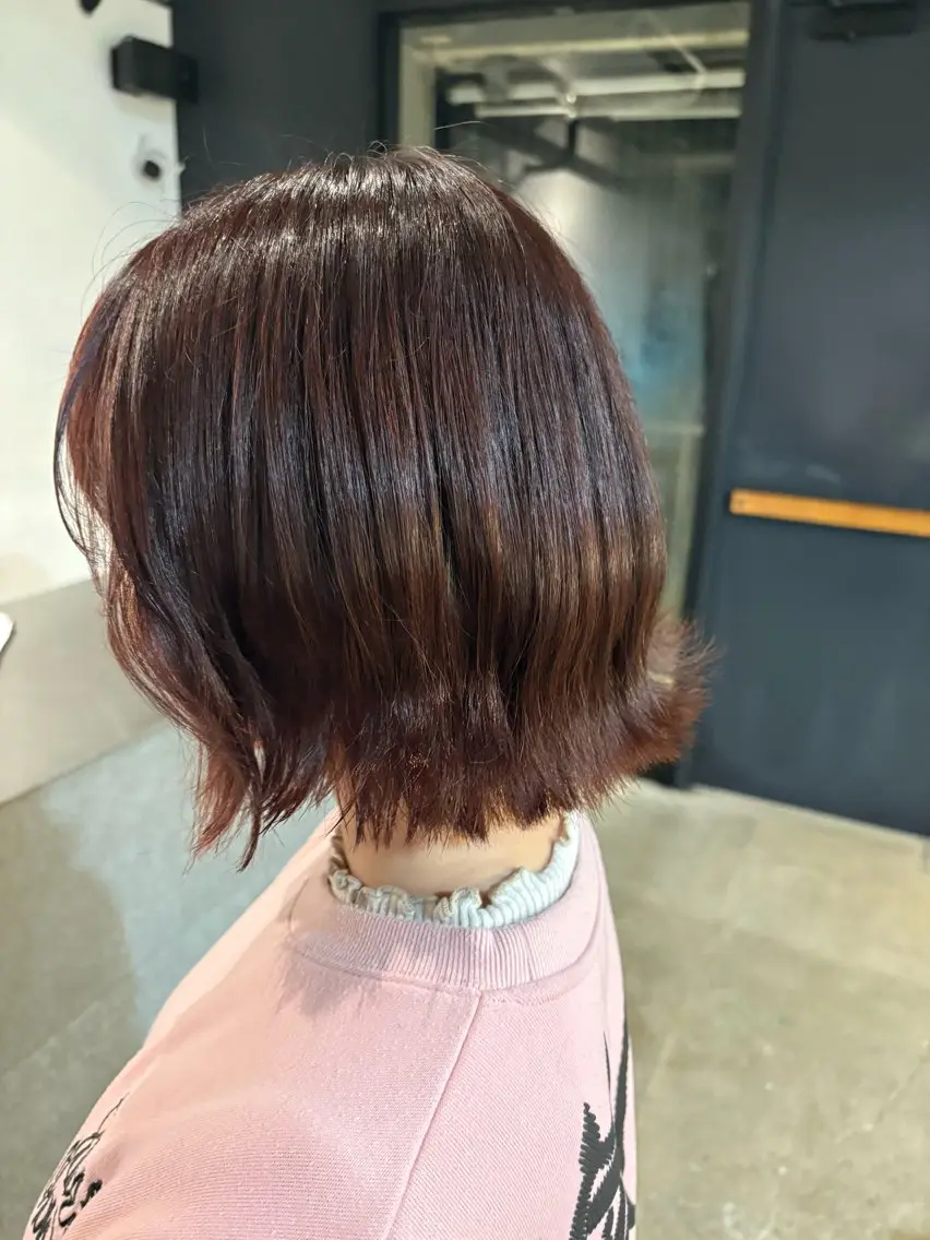 カラー 中村 文音のヘアスタイル