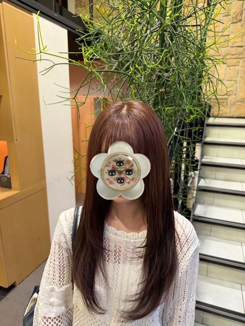 セミロング カラー カット ヘアカラー レイヤーカット 🔆rino🔆のヘアスタイル