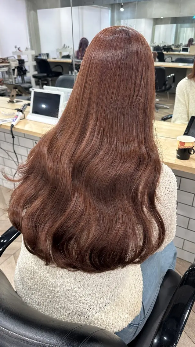 初カラーにおすすめ✨ブリーチなしダブルカラー🎀の写真