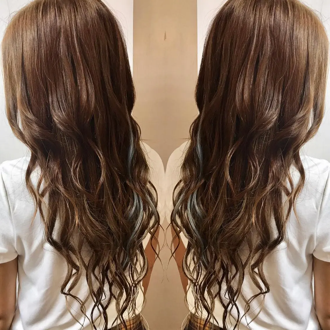 ロング ロング Shiho お洒落な エクステ♡ハイトーンのヘアスタイル