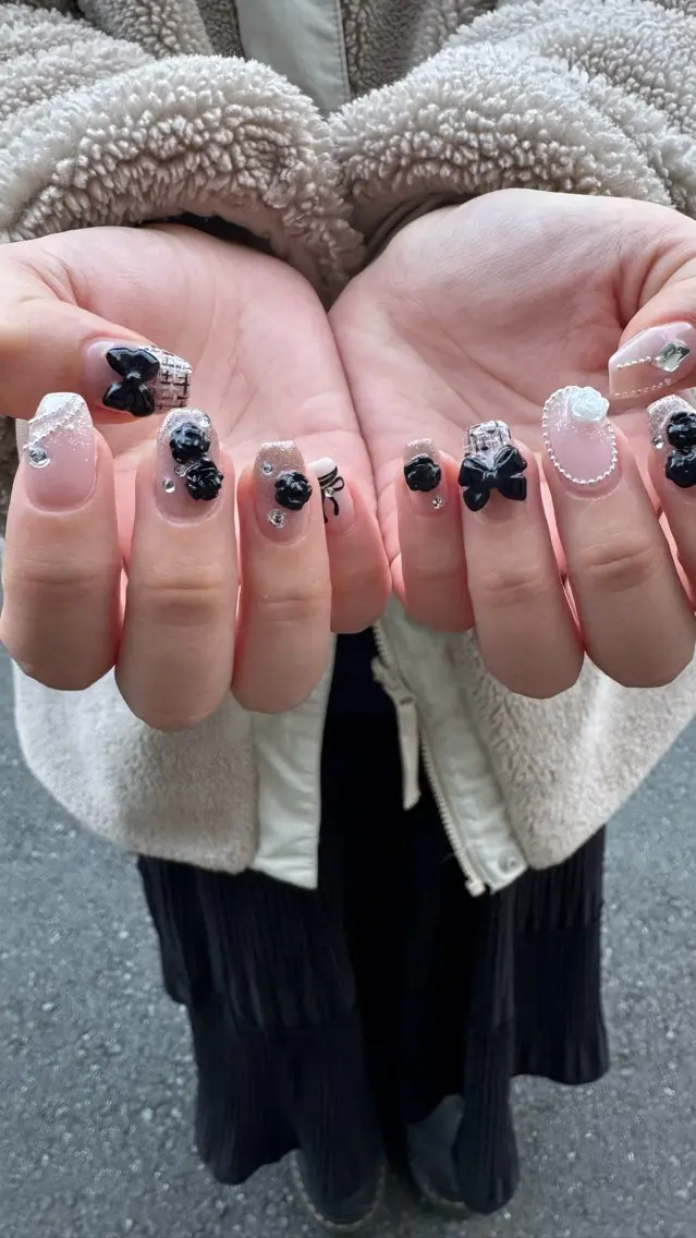ネイル フラッシュネイル 韓国ネイル ラメ(グリッター) ラメグラデーション マグネットネイル ハンドネイル MH_ Nailのネイルデザイン