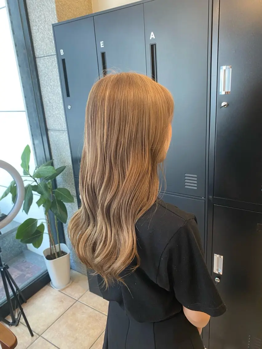 セミロング カラー ヘアセット 西田辺/ タカスナオヤのヘアスタイル