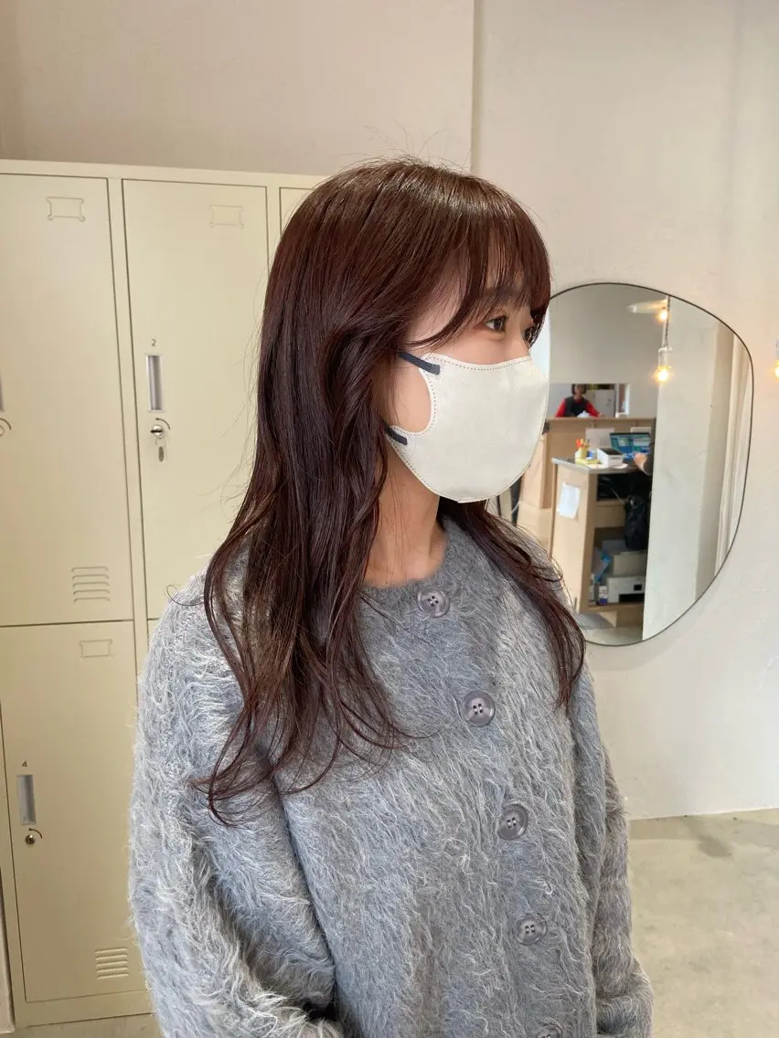 ロング カット ヘアカラー トリートメント 石川 瑠琉のヘアスタイル