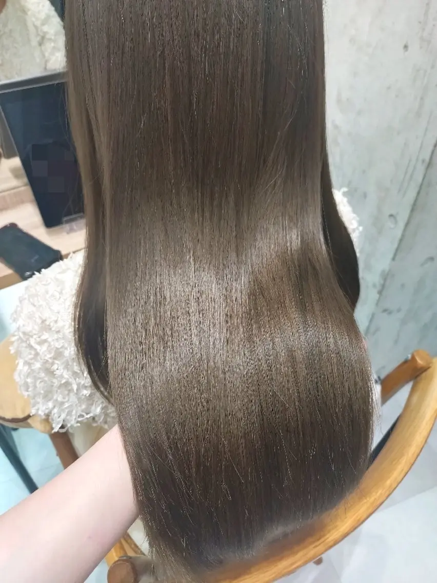 ロング カラー ヘアカラー トリートメント ヘアアレンジ/柔らか 艶カラー/AKARIのヘアスタイル