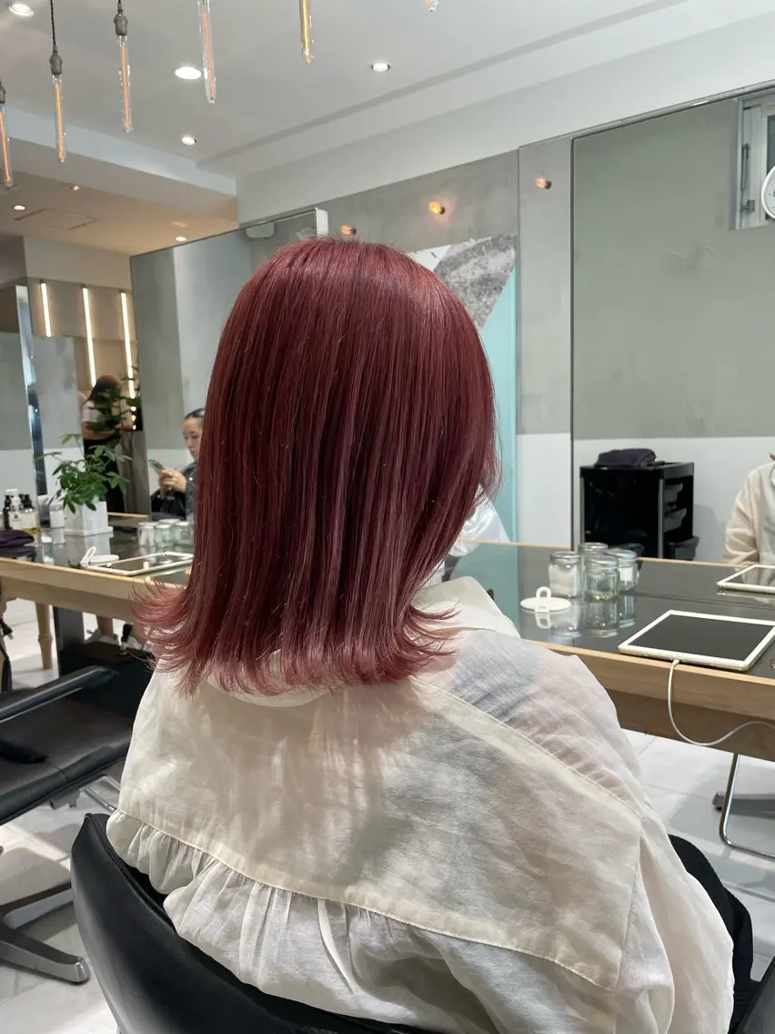 【新規学割】髪質改善カット&ミドルケアブリーチカラー&シャンプートリートメント🌱の写真
