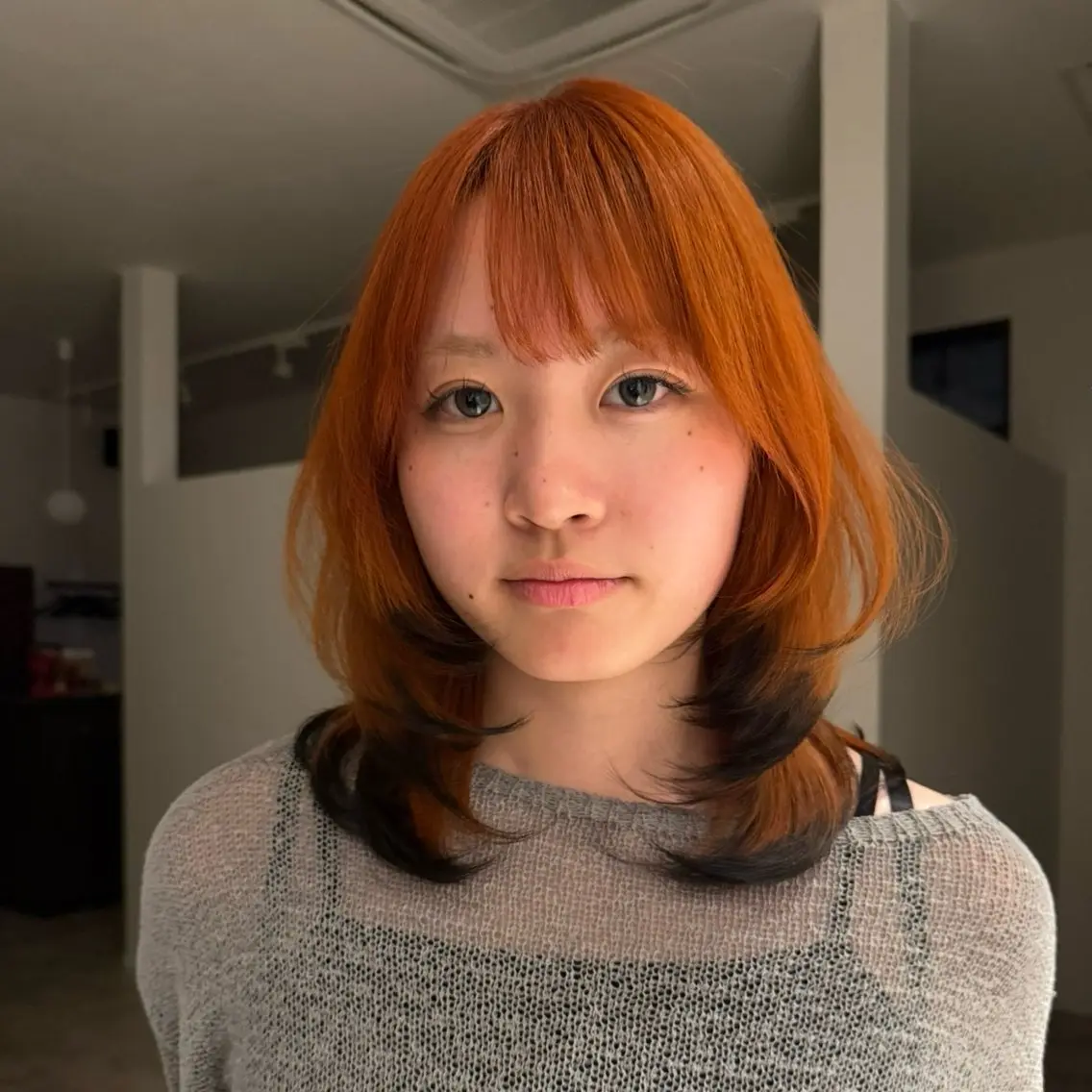 W color（ブリーチ有無）の写真