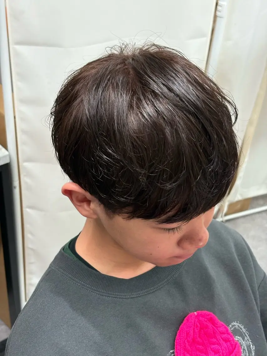 ミディアム カラー パーマ メンズ カット ヘアカラー トリートメント ヘアセット 🔥最強メンズ特化/ パーマの達人🔥風見のヘアスタイル