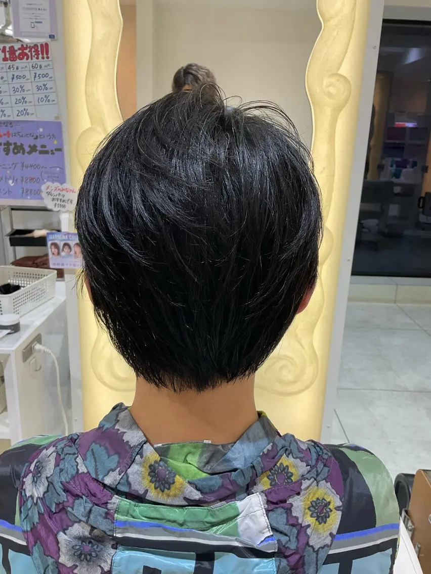メンズ マッシュ シースルーマッシュ 稲村 直也のヘアスタイル