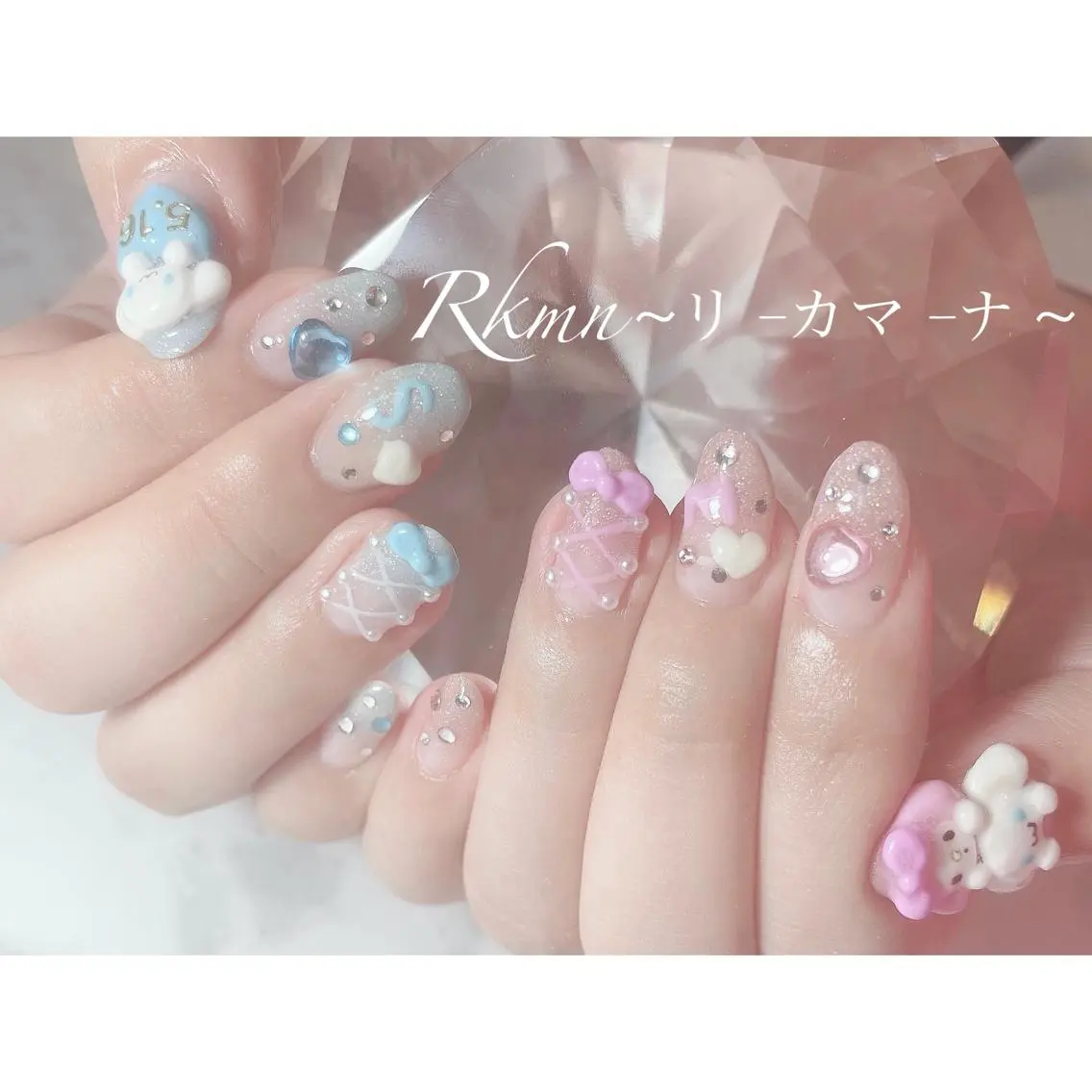 ネイル アートネイル フレンチネイル ジェルネイル グラデーション シンプルネイル Rkmn ~リ-カマ-ナ~のネイルデザイン