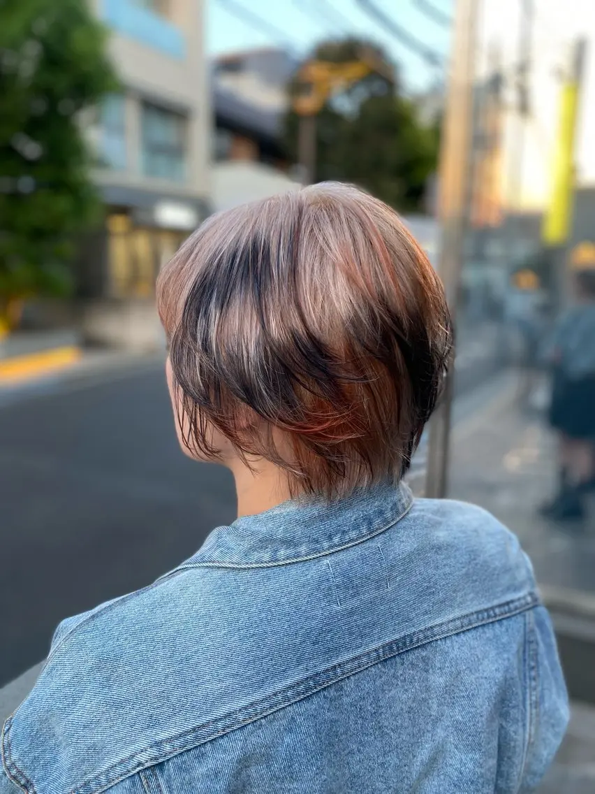 ショート カラー 🌈艶ハイトーン特化 🌈NOZOMUのヘアスタイル
