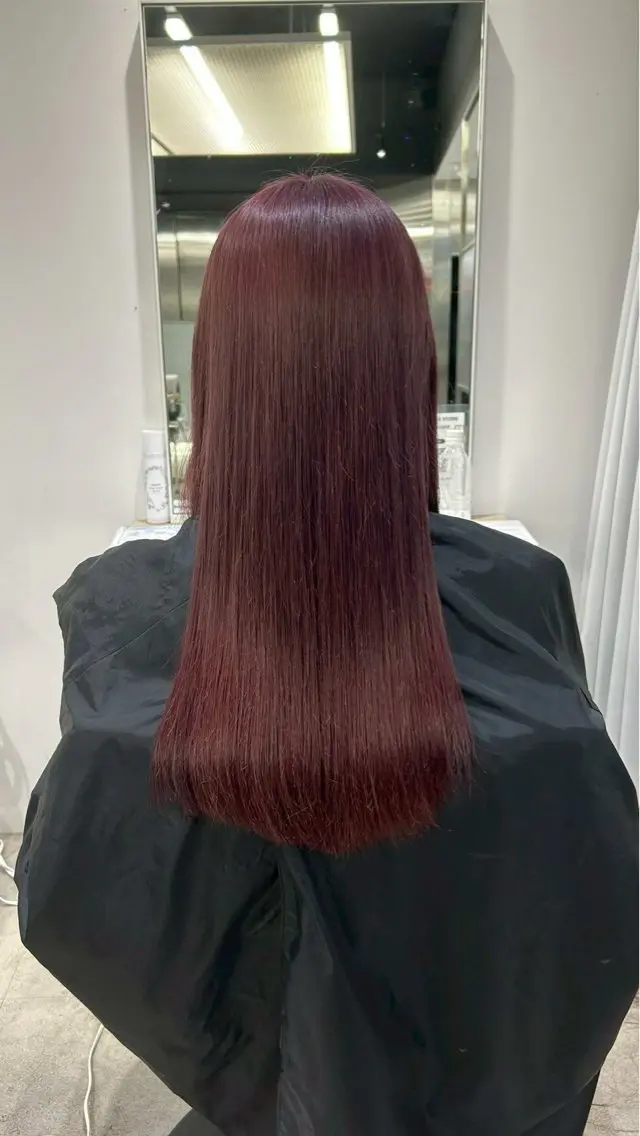 ロング カラー ヘアカラー himari💜 暖色/レイヤーカットのヘアスタイル
