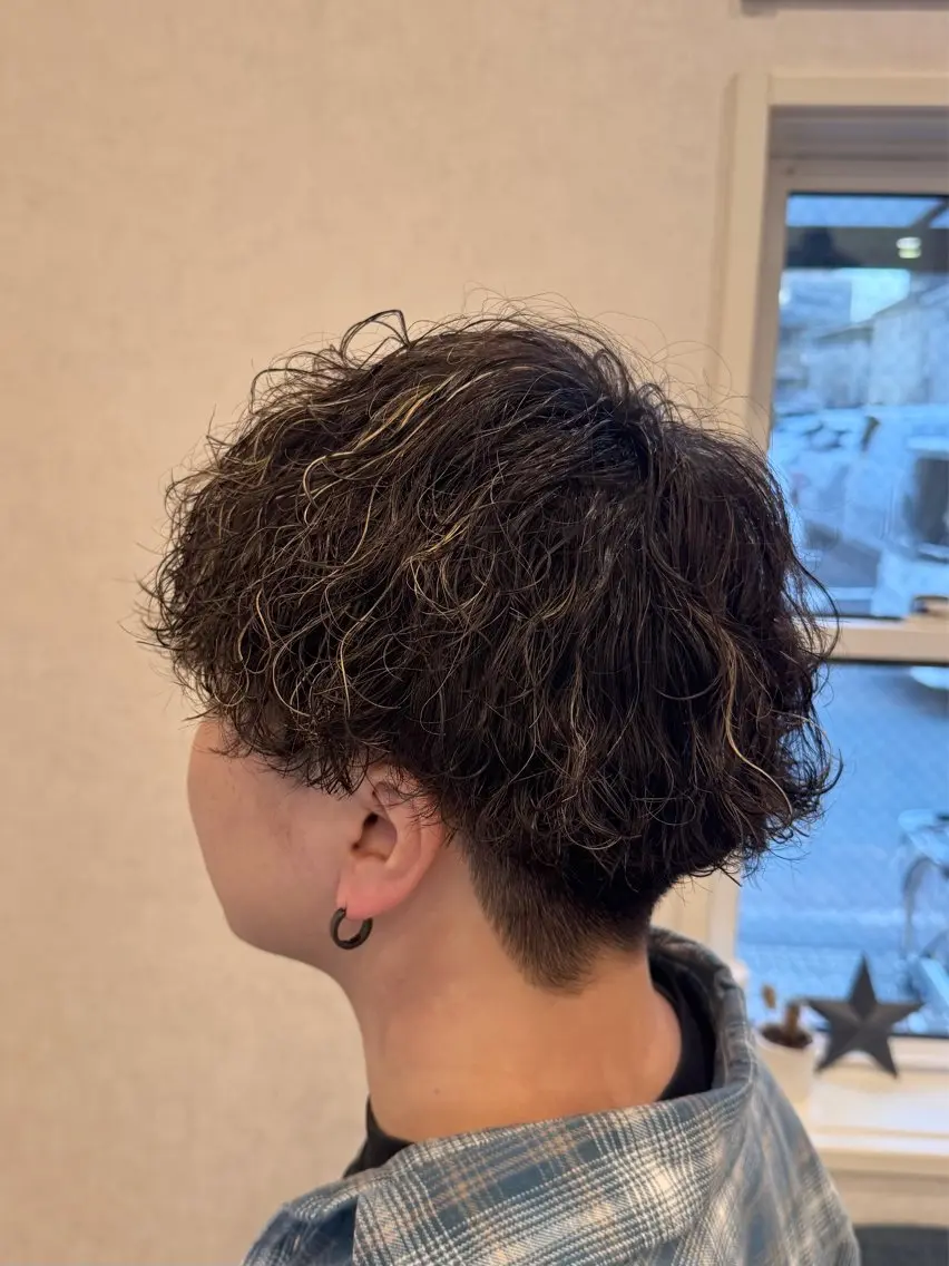 メンズ カット パーマ メンズ特化🔥垢抜け 美容師🔥たけしのヘアスタイル