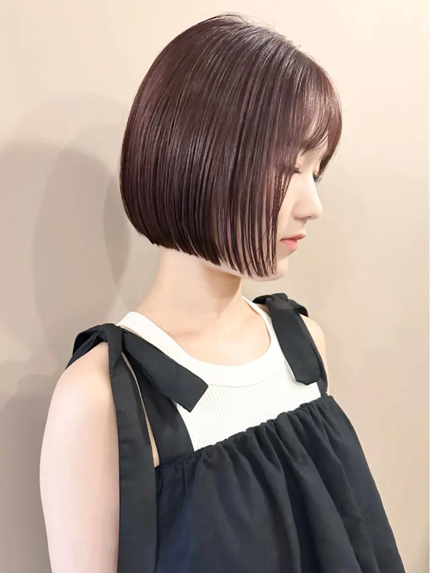 ショート カラー カット ヘアカラー トリートメント 大宮 / ボブ特化 永井竜也のヘアスタイル