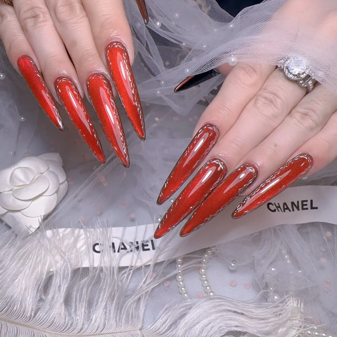 ネイル オーロラネイル フットネイル フレンチネイル ジェルネイル 韓国ネイル ハンドネイル Belle nail salon 新小岩のネイルデザイン