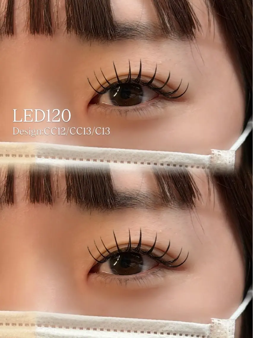 【当日限定】《LEDフラットラッシュ》120本まで（ご新規様オフ代無料、リペア不可）の写真
