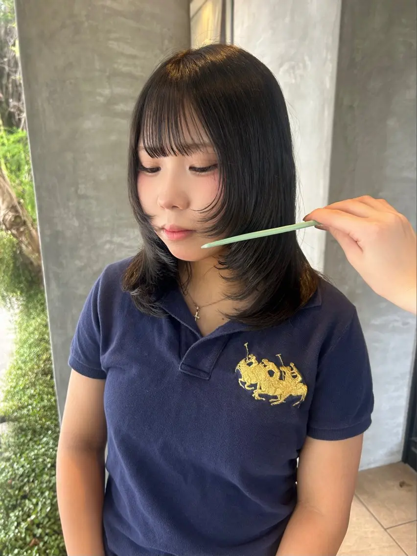 【 韓国風 / ザクザクレイヤーカット 】 🇰🇷 動きたっぷりで可愛い ♡の写真