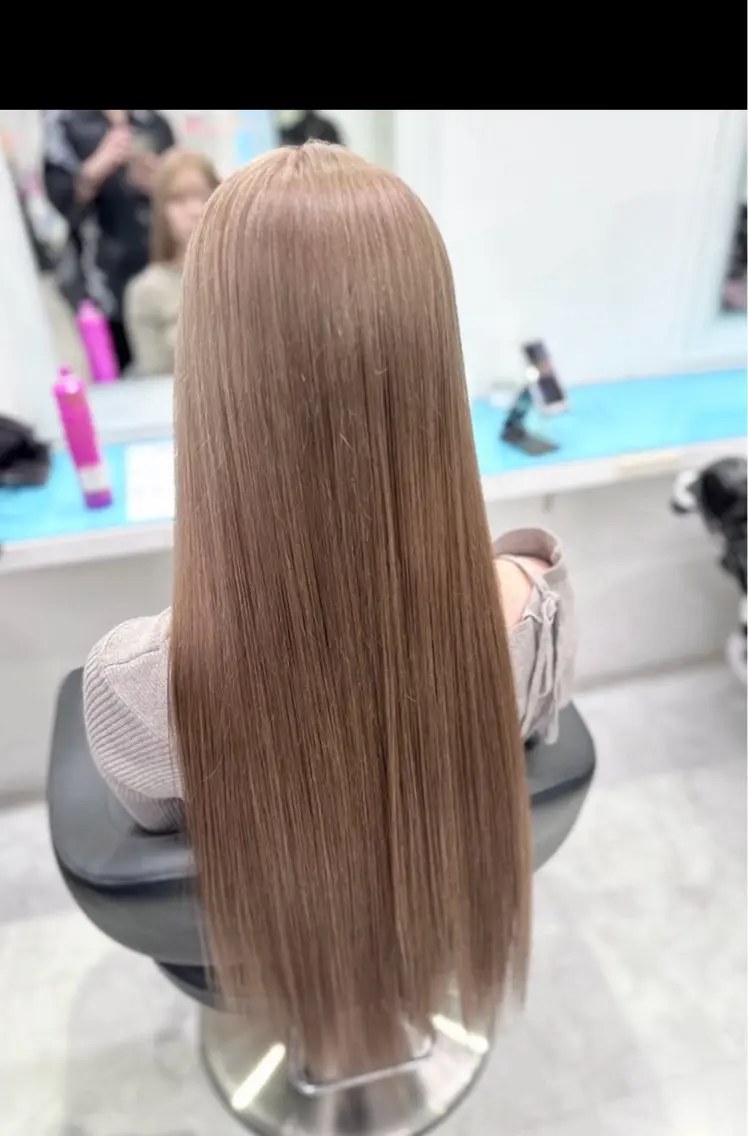ロング カラー ヘアアレンジ 🦋艶出しワンカラー 🦋MASAKIのヘアスタイル