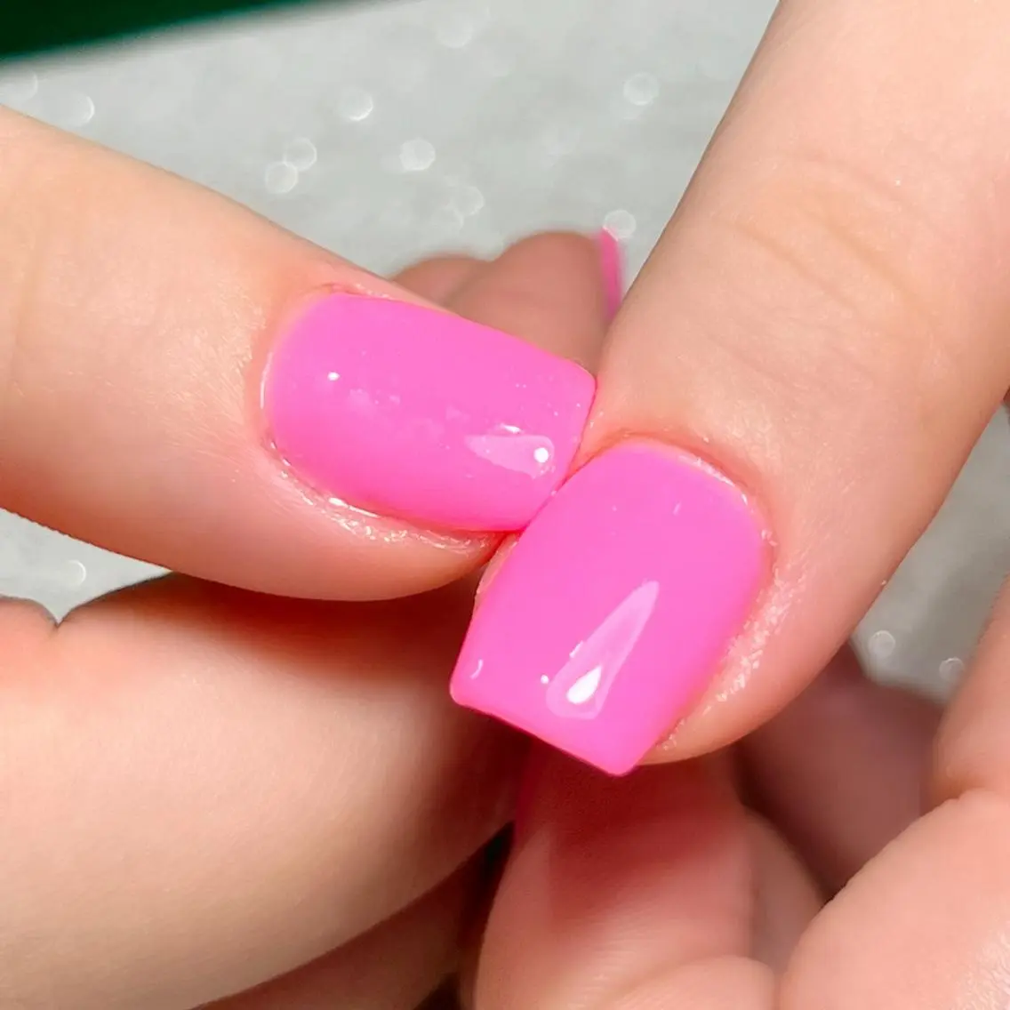ネイル ワンカラーネイル ショートネイル スクエアネイル 東大前 ネイル HBL メイクのネイルデザイン