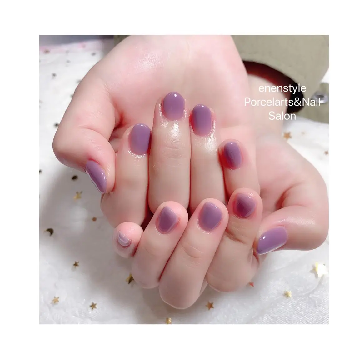 ショート ネイル ジェルネイル ニュアンスネイル オフィスネイル ワンカラーネイル パラジェル 🐾enen style 🐾のネイルデザイン
