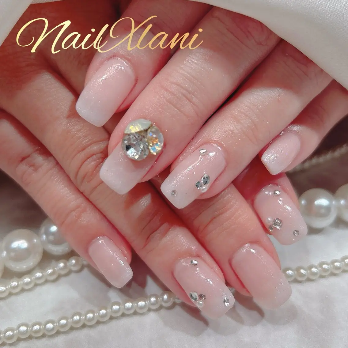 ネイル フットネイル ジェルネイル マグネットネイル パラジェル ハンドネイル Nail×Lani 深爪矯正対応◎のネイルデザイン