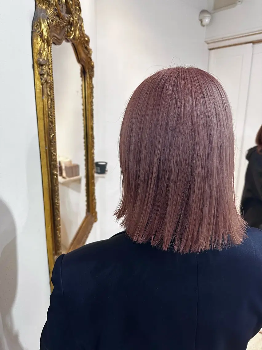 ショート カラー ヘアカラー トリートメント 【透明感カラー】💠 TETSUのヘアスタイル