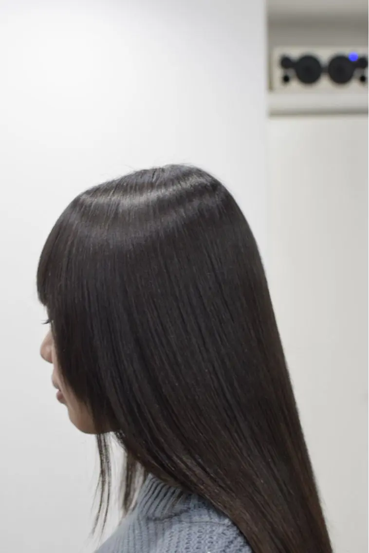 ロング 縮毛矯正 トリートメント Shiro RENのヘアスタイル