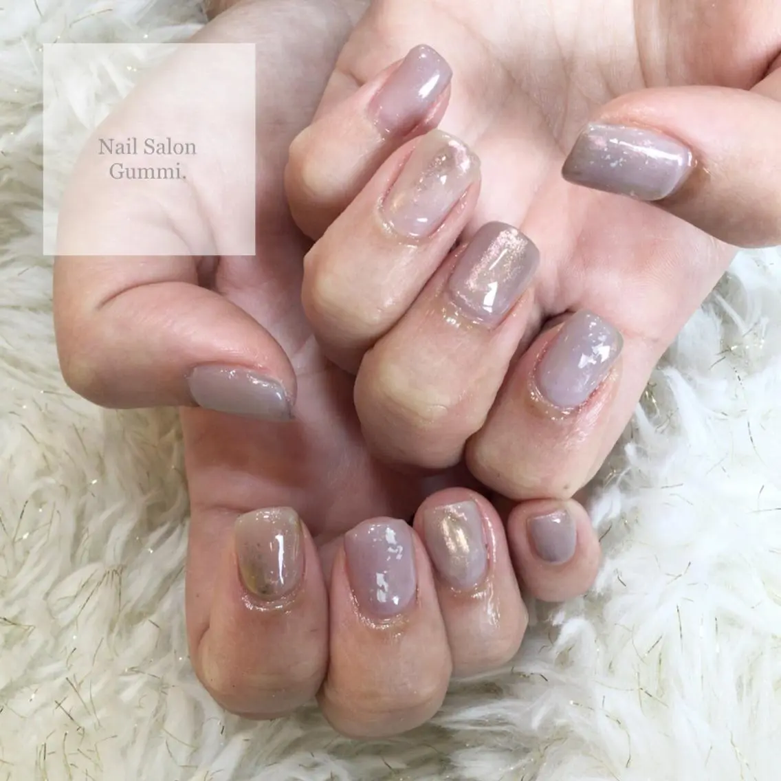 ネイル キラキラネイル 韓国ネイル ラメ(グリッター) ミラーネイル 持ち込み Nail Salon Gummi.のネイルデザイン