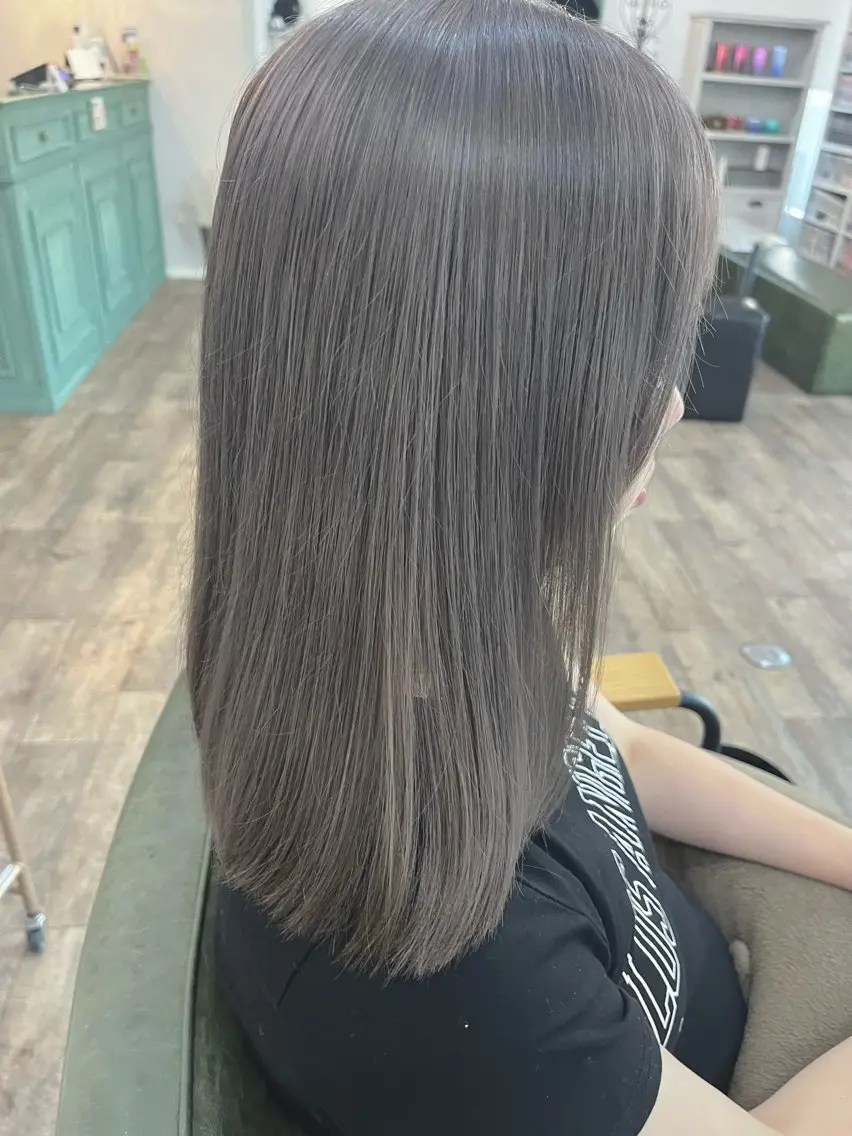 ミディアム ♡田口 結彩♡のヘアスタイル
