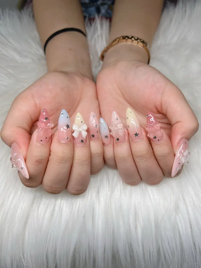 ネイル ハンドネイル Lee Nails チップ長さだし専門店のネイルデザイン