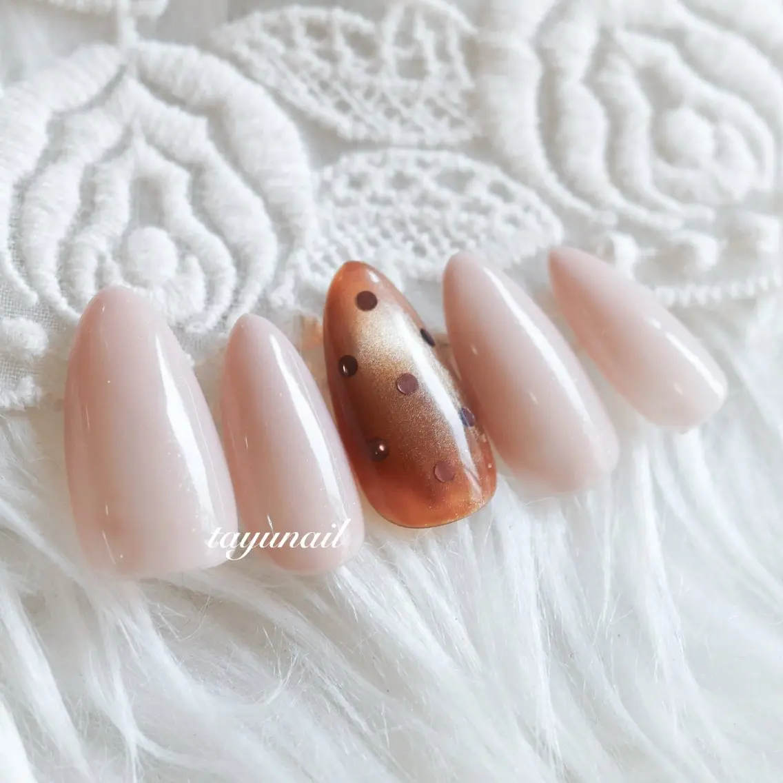 ネイル アートネイル ジェルネイル パラジェル シンプルネイル ネイルサロン 【たゆnail】小中のネイルデザイン
