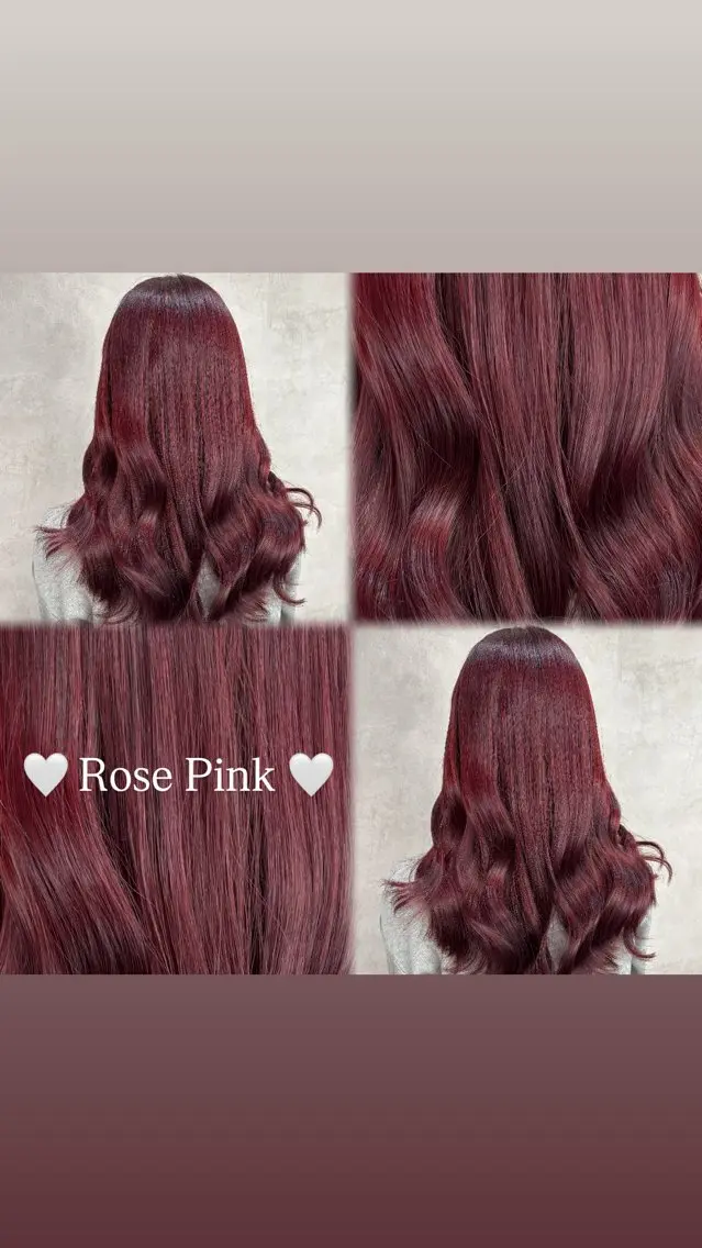 ロング カラー ブリーチ ダブルカラー ブリーチなしカラー ピンクカラー ローズカラー ヘアカラー Rin♡透明感ピンク 🎀白肌ラベンダーのヘアスタイル