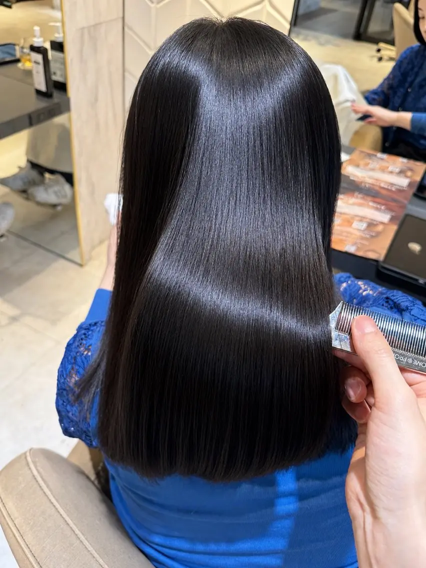 ロング 髪質改善 カット 縮毛矯正 トリートメント 🫧美髪縮毛矯正 🫧SEKIのヘアスタイル