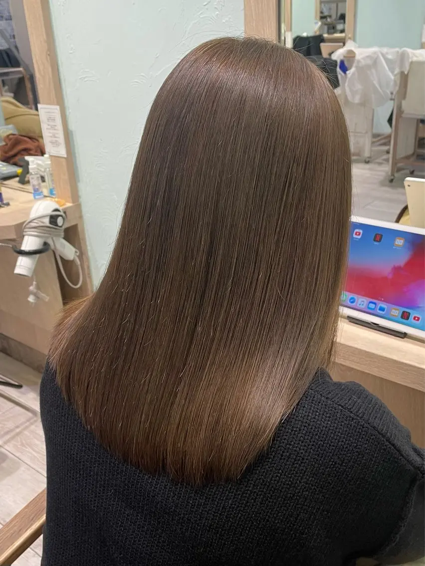 【✨️平日限定✨️】カット➕縮毛矯正➕超音波トリートメントの写真