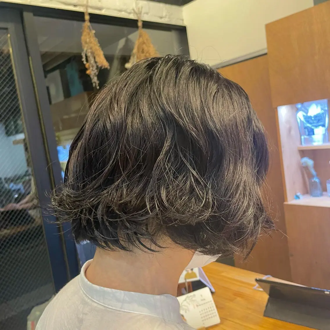 ショート カラー パーマ ヘアアレンジ 🎀レイヤー 透明感 カラーyuuri🎀のヘアスタイル