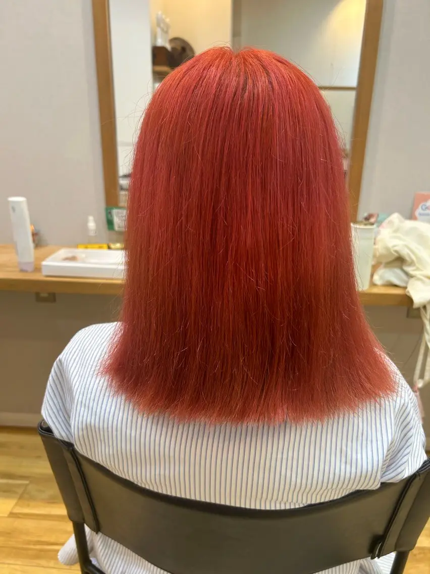 ミディアム カラー 佐藤 かののヘアスタイル