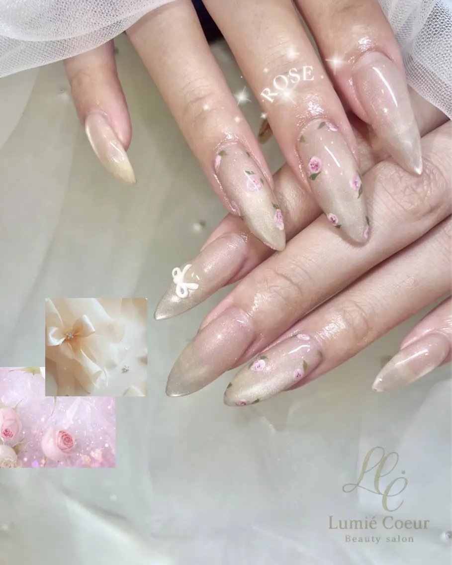 ネイル ハンドネイル LumiéCoeur Nanaeのネイルデザイン