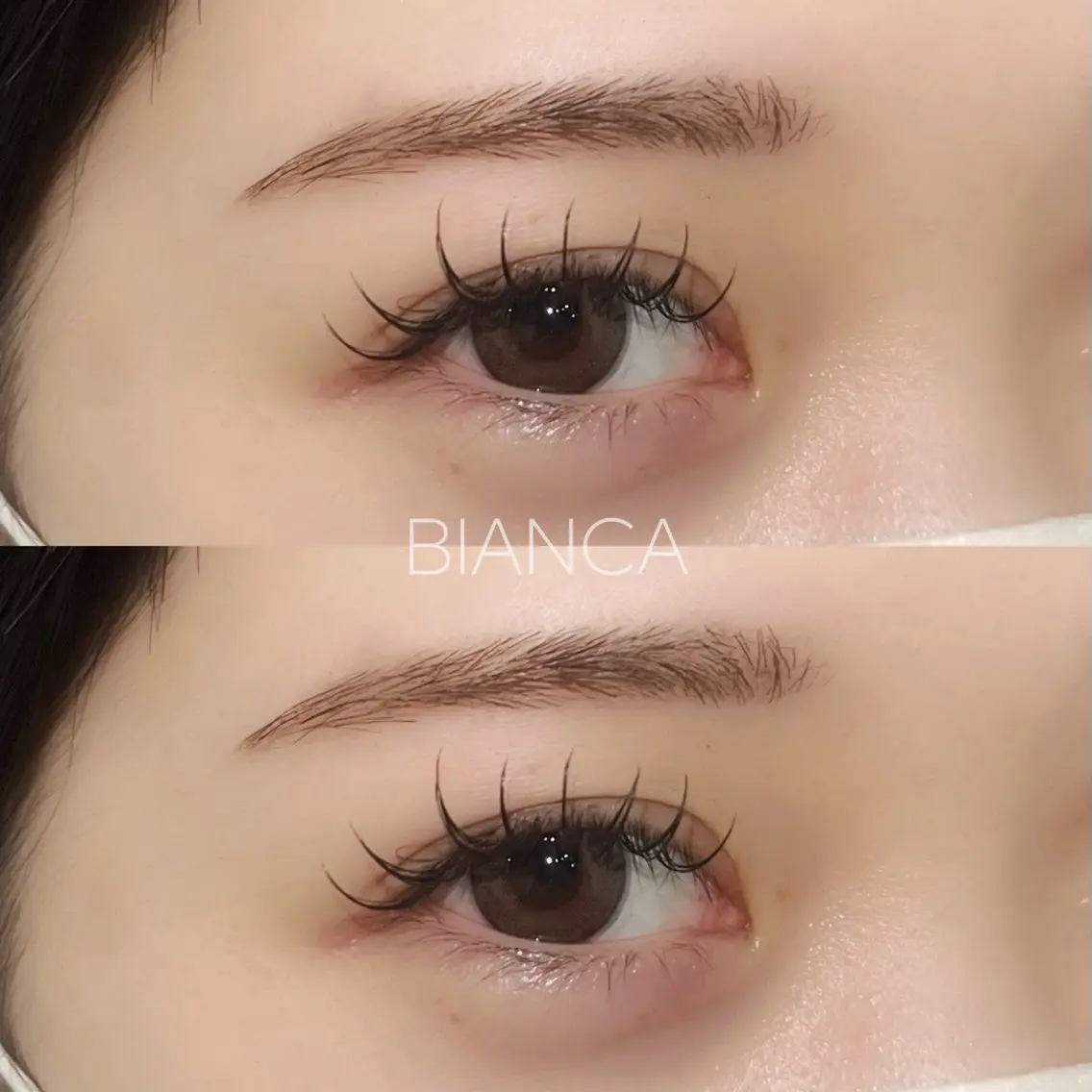 アイブロウ ワックス脱毛 Bianca浦和 misa♡̴⟡.˚のマツエク・マツパデザイン