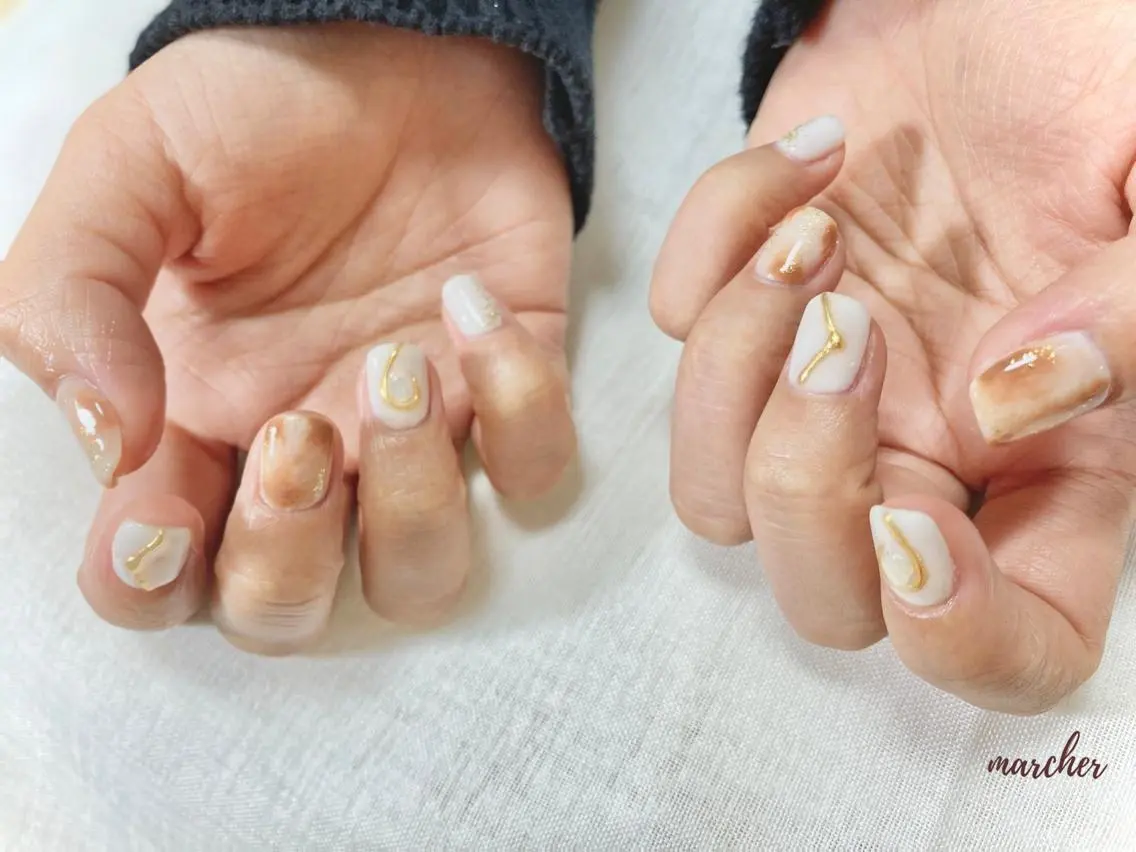 ネイル ハンドネイル Nailbeauty marcherのネイルデザイン