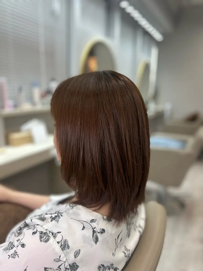 ミディアム ボブ 池田 太一のヘアスタイル