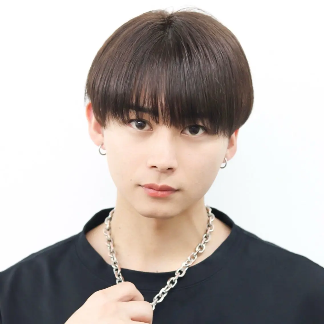 ショート カラー パーマ メンズ ヘアカラー 木代 ひめりのヘアスタイル