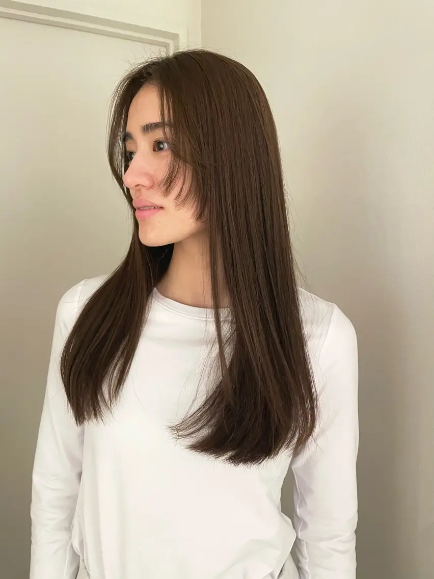 ロング 姫カット カット haku 芽実のヘアスタイル