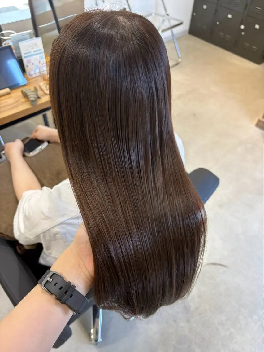 カラー ブラウンカラー ナチュラルブラウン ヘアカラー anb シュウのヘアスタイル