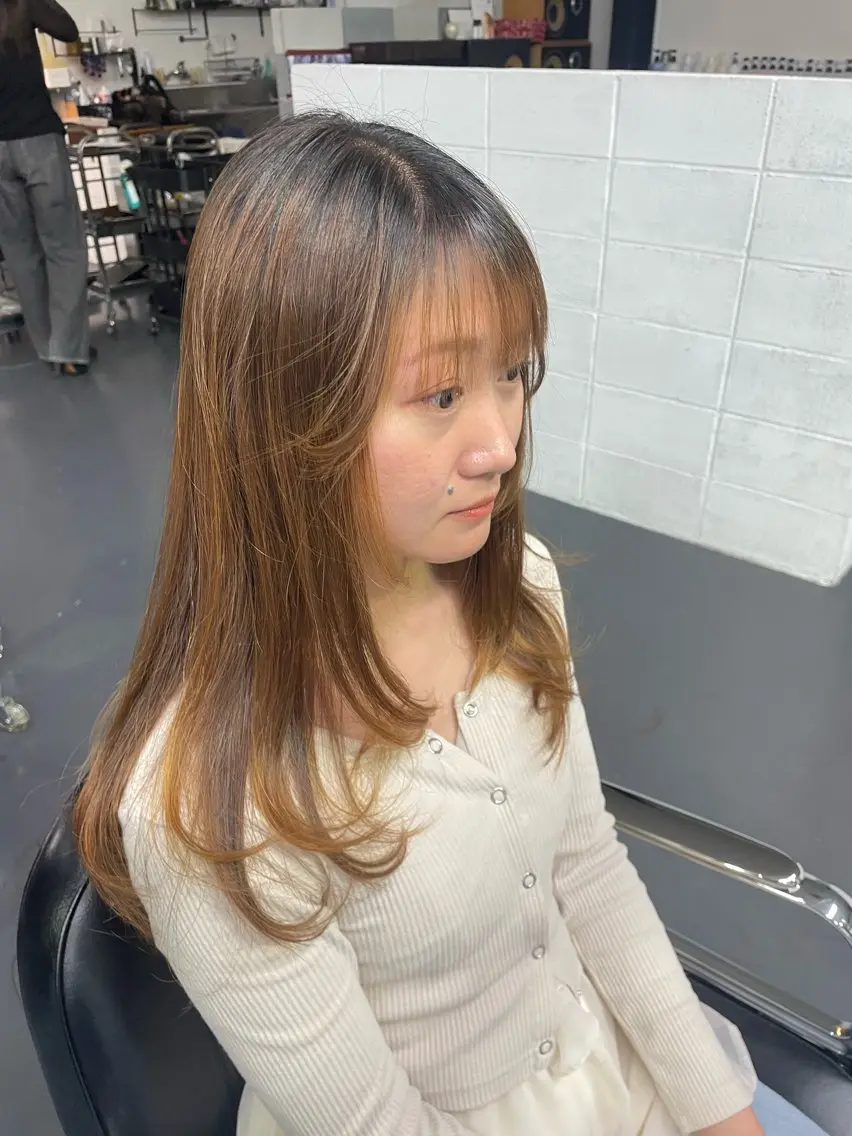 ロング カット Sakairi Yunaのヘアスタイル